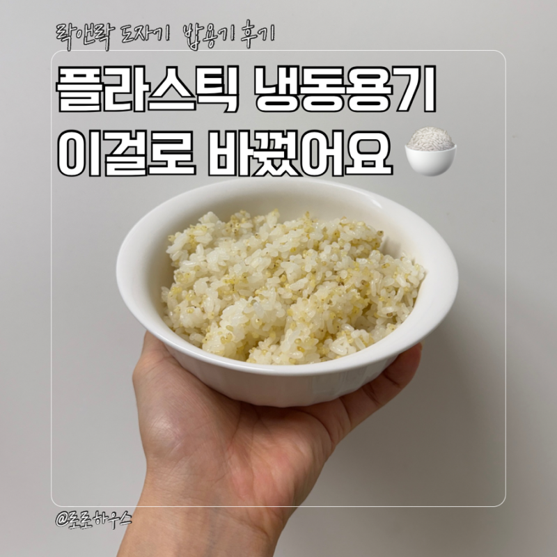 락앤락 도자기 밥용기 추천 | 플라스틱 냉동용기에서 바꾼 4인 가족 솔직 후기