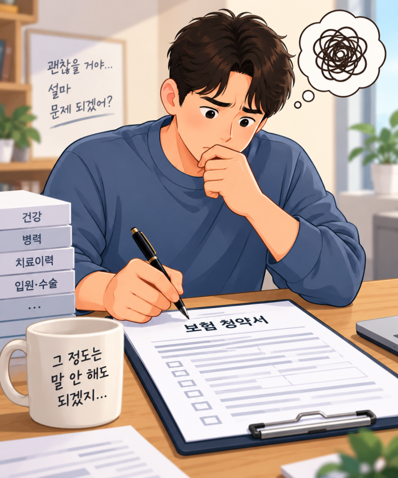 5년 전 병원 기록, 진짜 말해야 할까요?