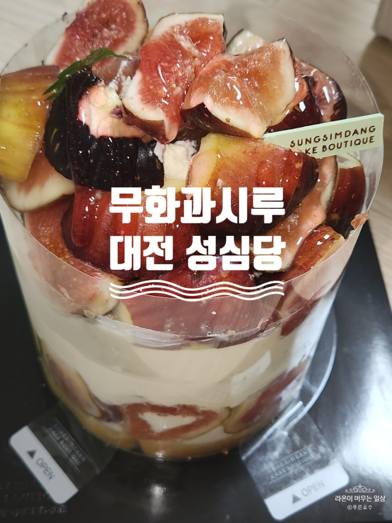 [대전] 성심당 무화과시루 후기