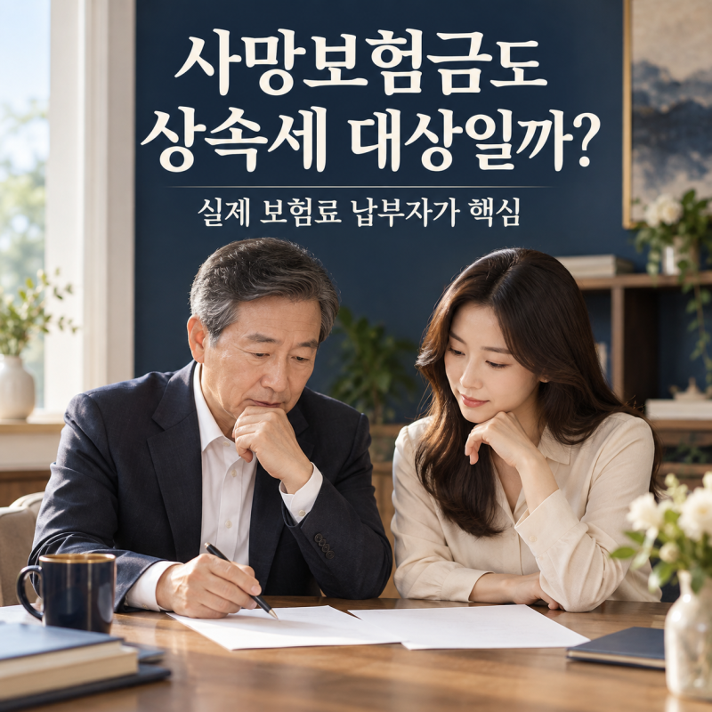 사망보험금도 상속세 대상일까? 계약자·수익자보다 중요한 보험료 납부자