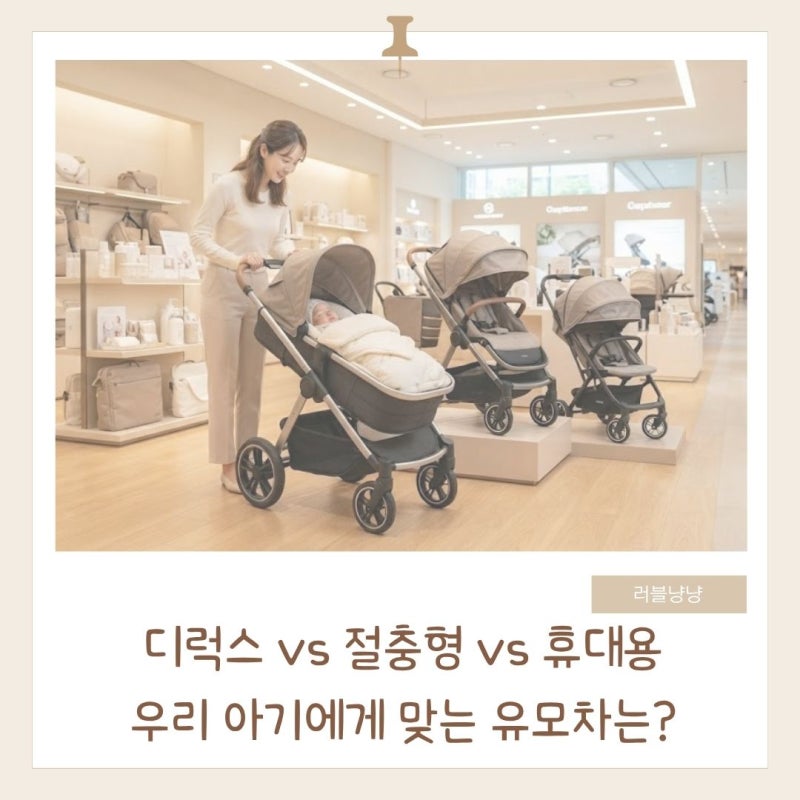 유모차 종류 총정리｜디럭스·절충형·휴대용 차이와 선택 기준