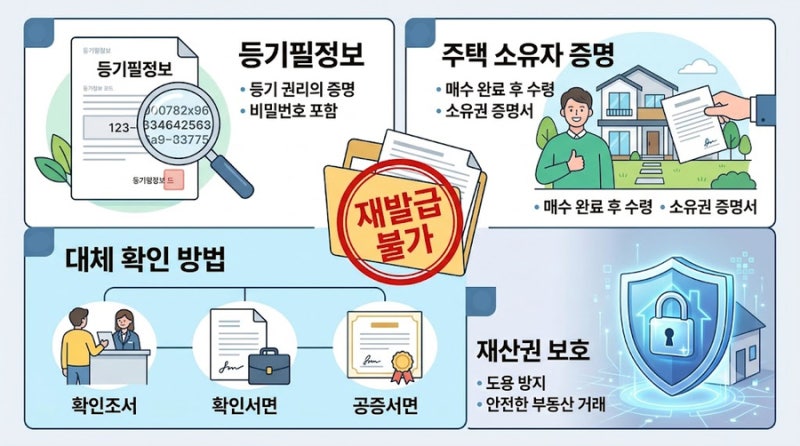 아파트 등기권리증 발급, 분실 후 재발급까지 법령기준으로 정리