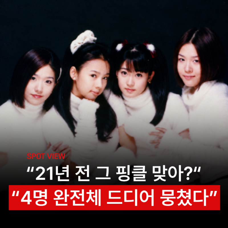 "21년 전 핑클 vs 지금의 핑클" 완전체 다시 뭉친 이효리·옥주현·이진·성유리 프로필 총정리