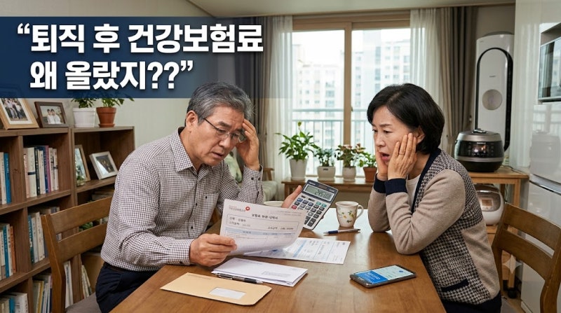 퇴직했더니 건강보험료가 갑자기 올랐다? 50대가 꼭 알아야 할 3가지 방법