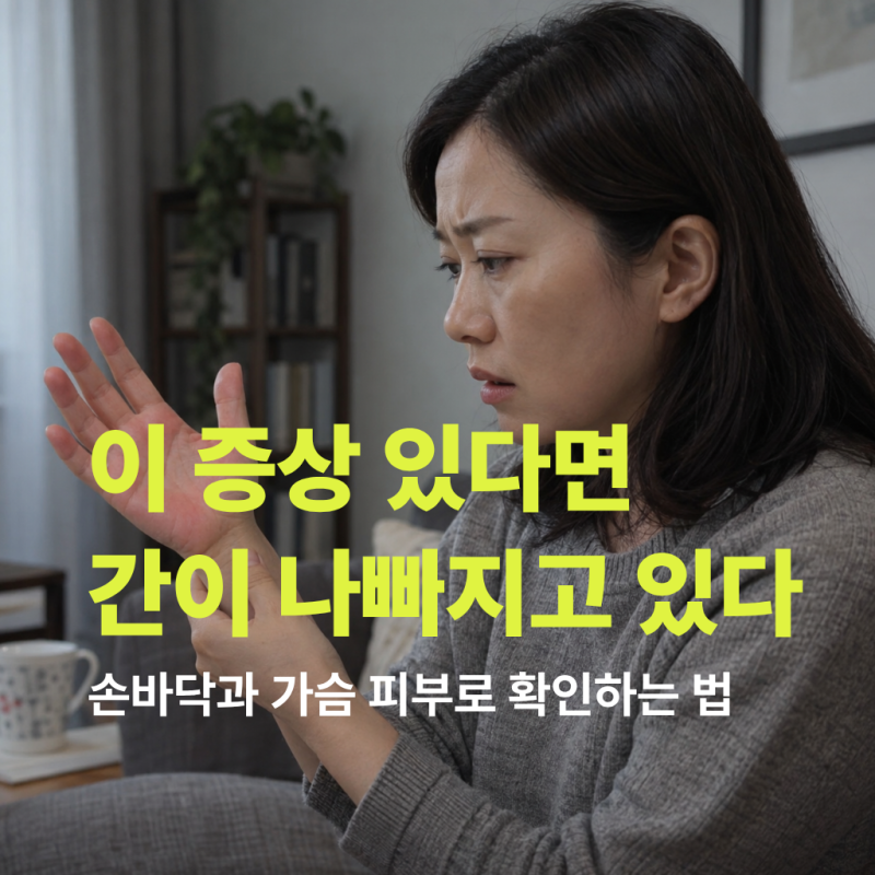 간 이상 신호, 술 좋아하는 사람이 놓치기 쉬운 손바닥 변화