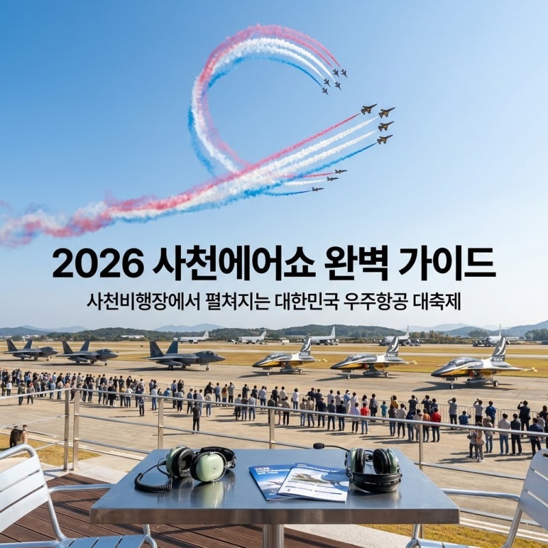 2026 사천에어쇼 블랙이글스·KF-21 언제 뜰까? 에어쇼와 지상전시 체크