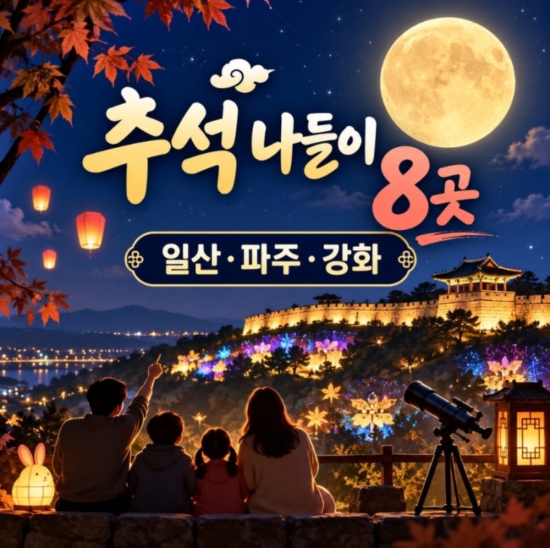 2026 추석 연휴 일산·파주 아이와 가볼만한 곳｜행주산성 특별개방부터 추석 행사까지