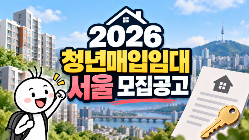 2026 LH 청년매입임대 서울 3차 신청자격 일정 총정리