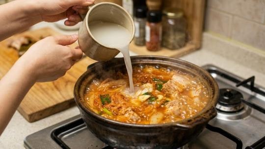 들기름 김치찜 레시피, 묵은지랑 항정살 뭐가 더 맛있을까
