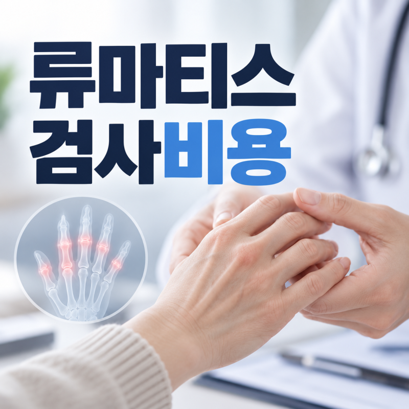 류마티스 검사비용, 첫 진료 때 어디까지 받고 얼마 나올까?