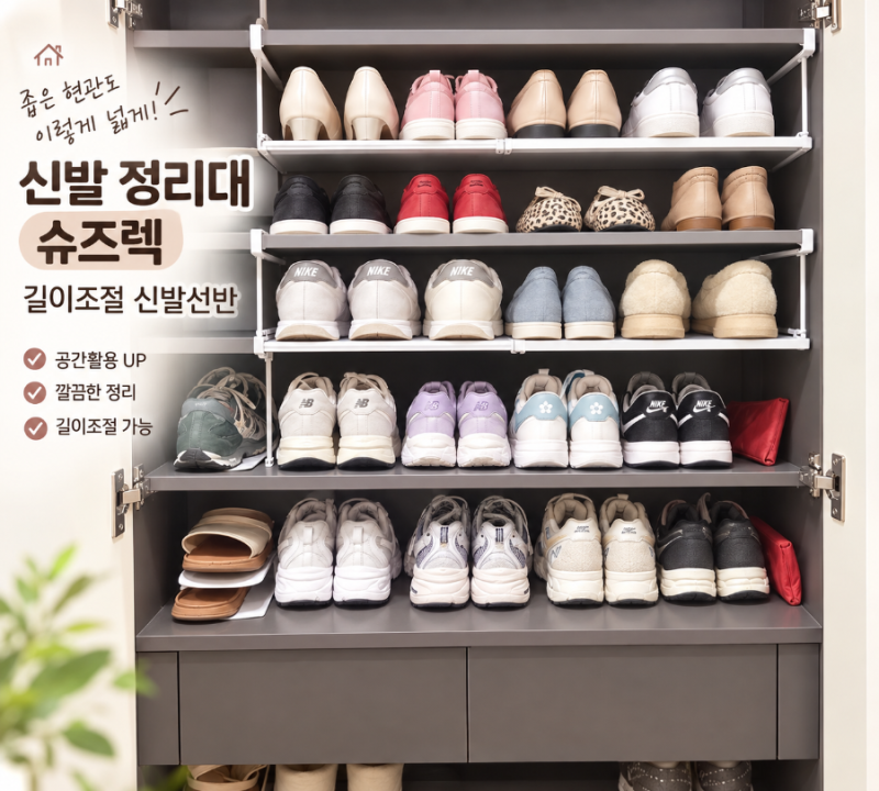 현관 신발장 정리대로 생활 편리하게 만드는 수납장 정돈 방법