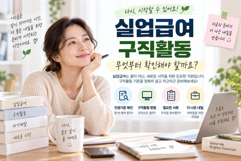 실업급여 구직활동 인정기준, 몇 번 해야 할까? 방법까지 정리