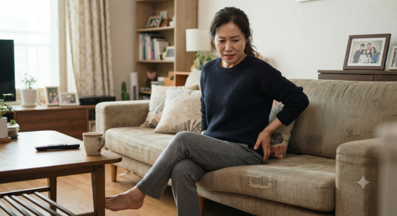 허리 통증과 엉덩이 통증이 함께 있다면｜좌골신경통 확인하기