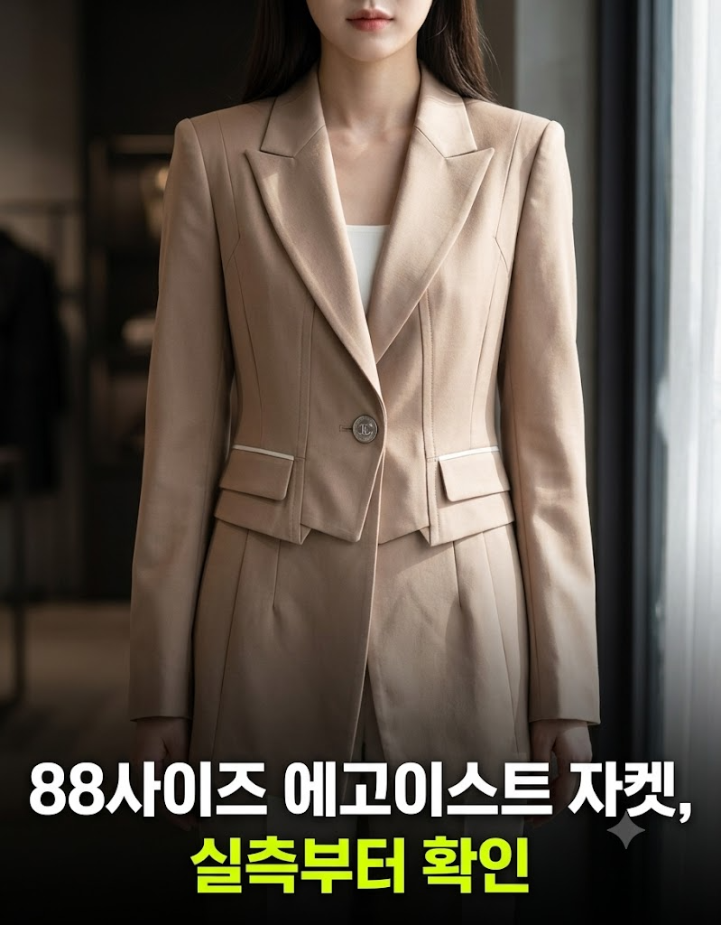 에고이스트 자켓 88사이즈, 정가 브랜드·SPA·구제 자켓과 비교해보니