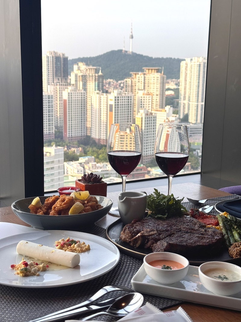 南山景觀美食店 龍山首爾德拉貢城 THE26 結婚紀念日備受讚譽的浪漫牛排酒店餐廳