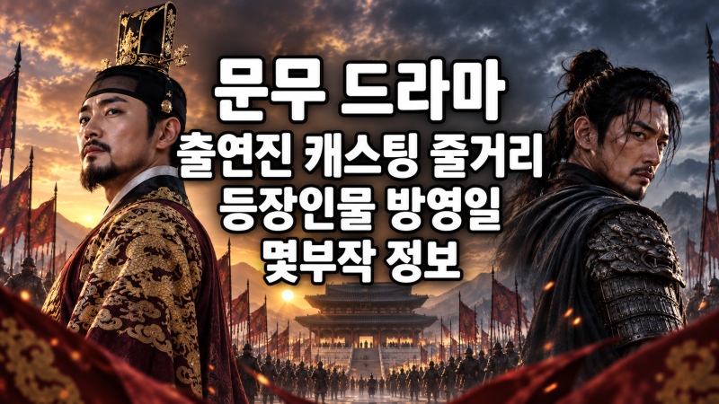 '추노' 장혁 돌아온다더니… KBS 300억 쏟은 대하사극 '문무', 캐스팅 결국 이렇게 모였다