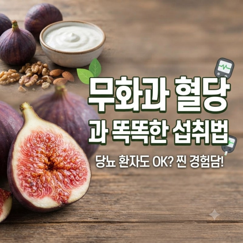 무화과 혈당 스파이크 잡는 똑똑한 섭취법: 당뇨 환자도 먹어도 될까? (내돈내산 찐 경험담)