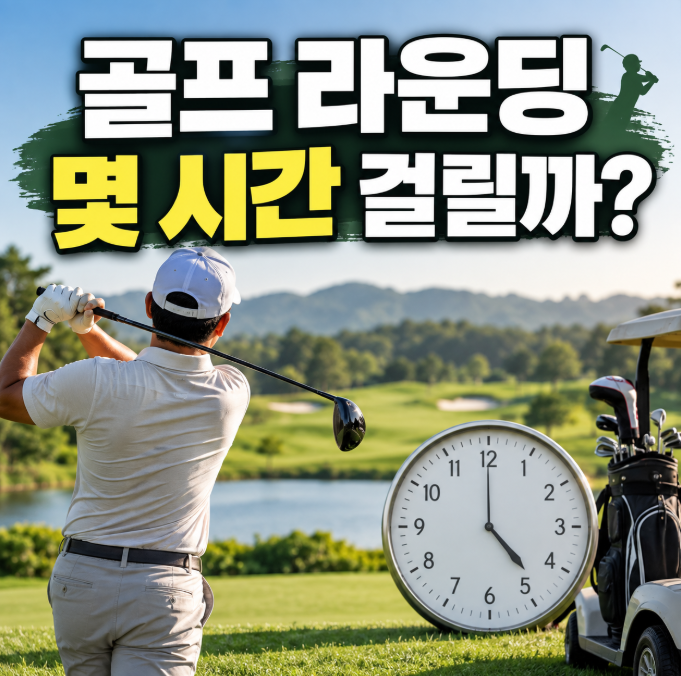 골프 라운딩 몇 시간 걸릴까? 티오프부터 18홀 종료까지 실제 소요시간