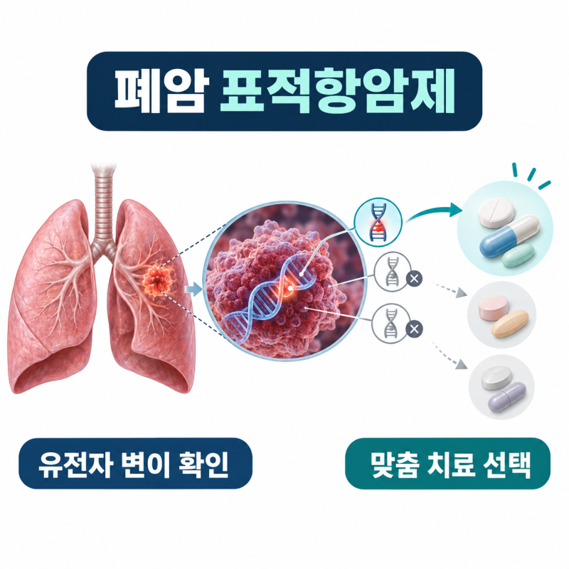 폐암 유전자 검사, ngs검사 pcr검사 PD-L1 검사, EGFR, ALK, ROS1, RET, MET, BRAF, KRAS 차이는?