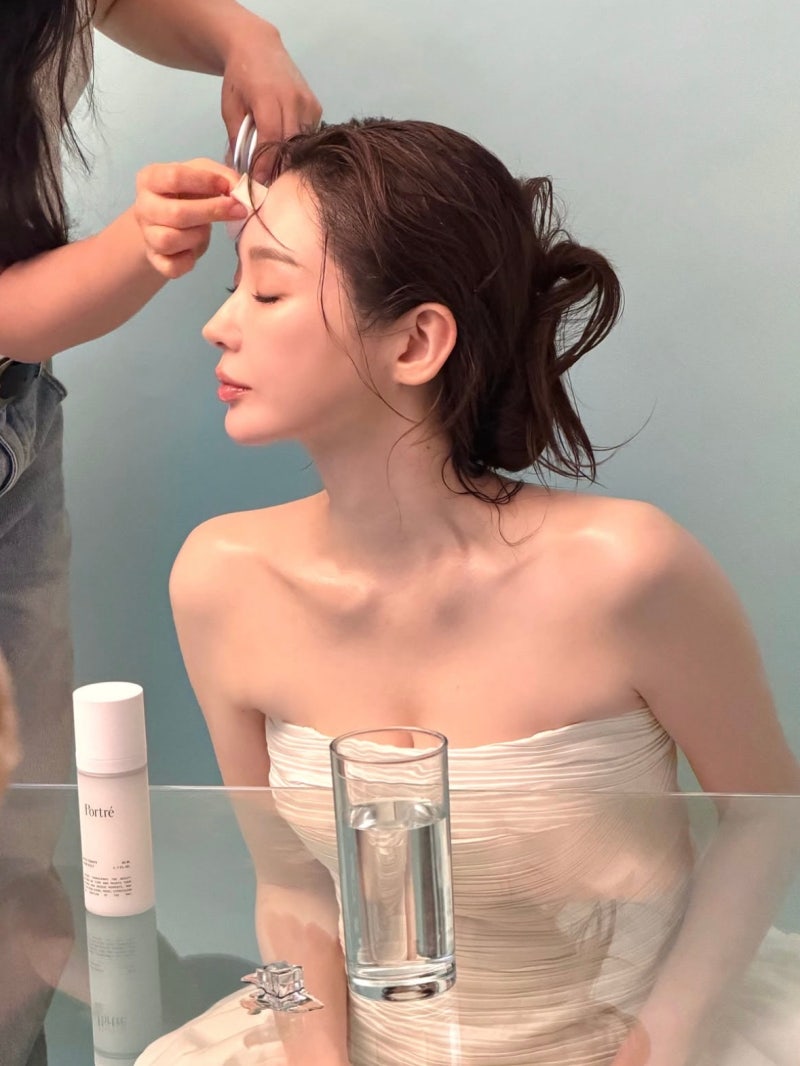 강민경 선크림, 피부 비결은 포트레 스킨틴트?