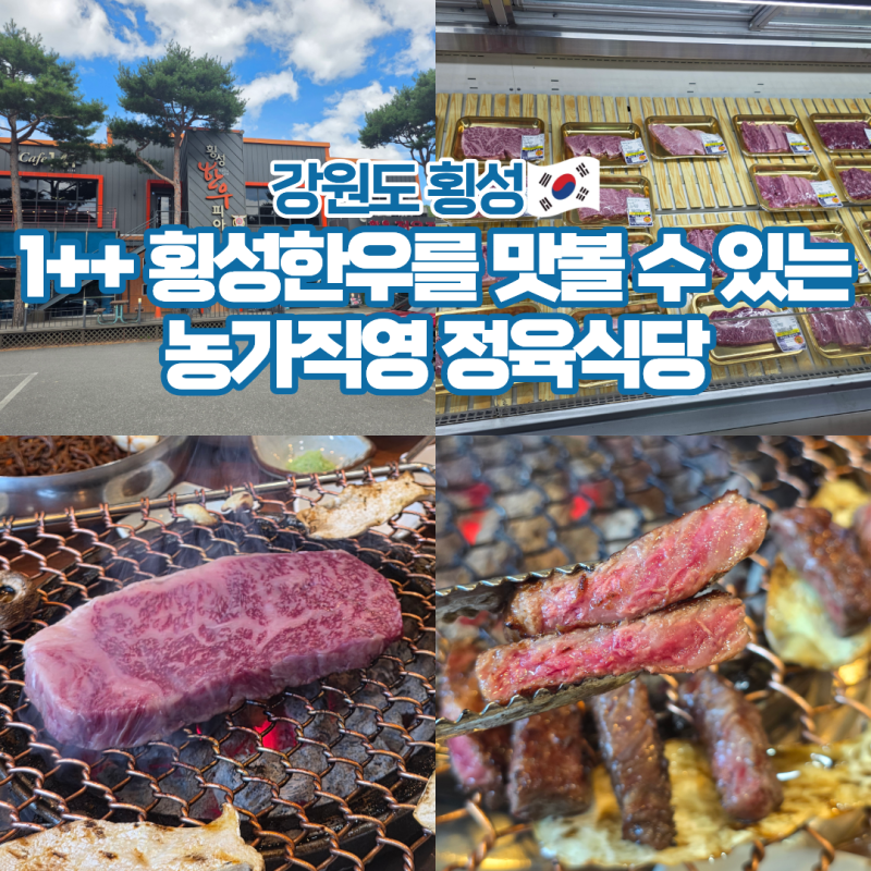 강원도 횡성 한우 맛집 가볼만한곳 둔내 횡성한우피아