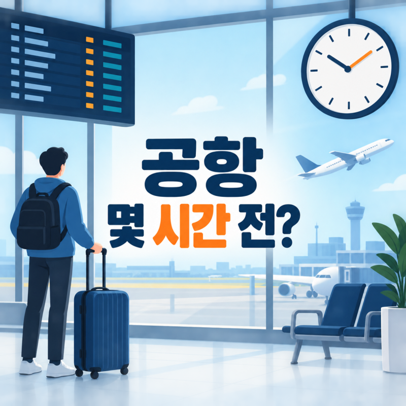 인천공항 출국장 혼잡도, 몇 시간 전에 도착할지 판단하는 법
