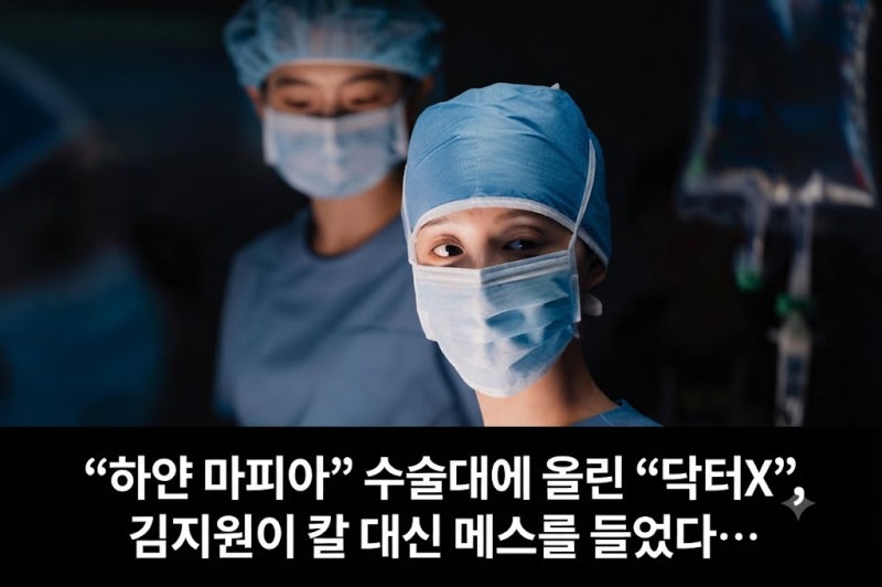 ‘하얀 마피아’ 수술대에 올린 ‘닥터X’, 김지원이 칼 대신 메스를 들었다…