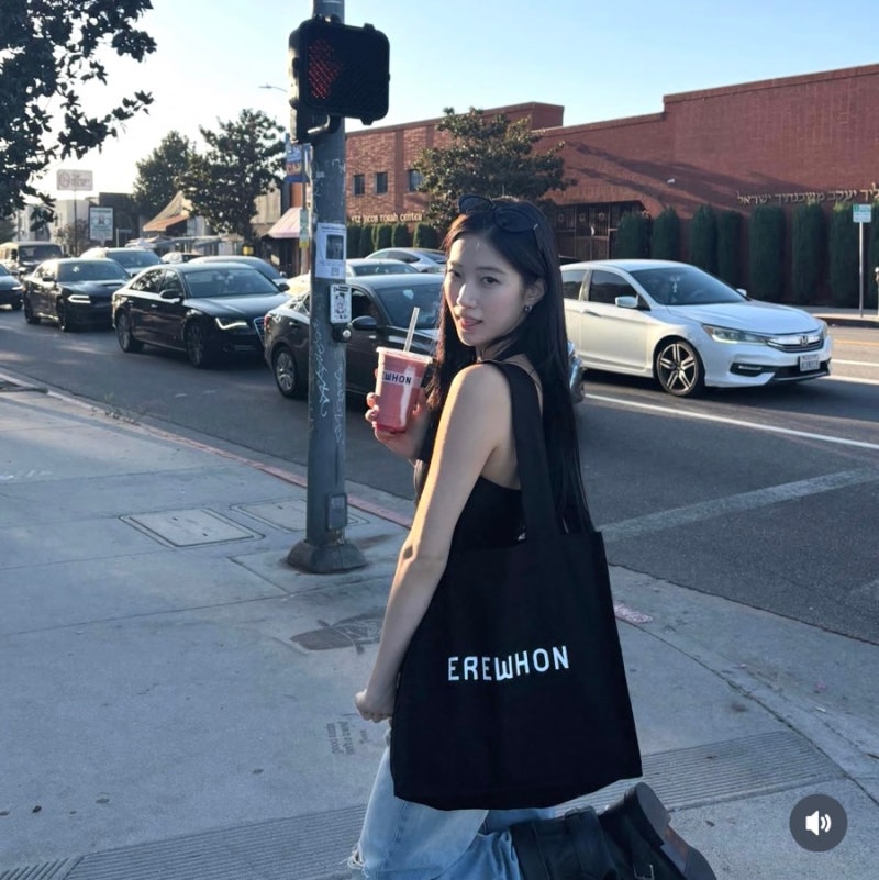 카즈하 에코백 어디꺼? LA 에레혼 EREWHON 쇼퍼백 가격 정보