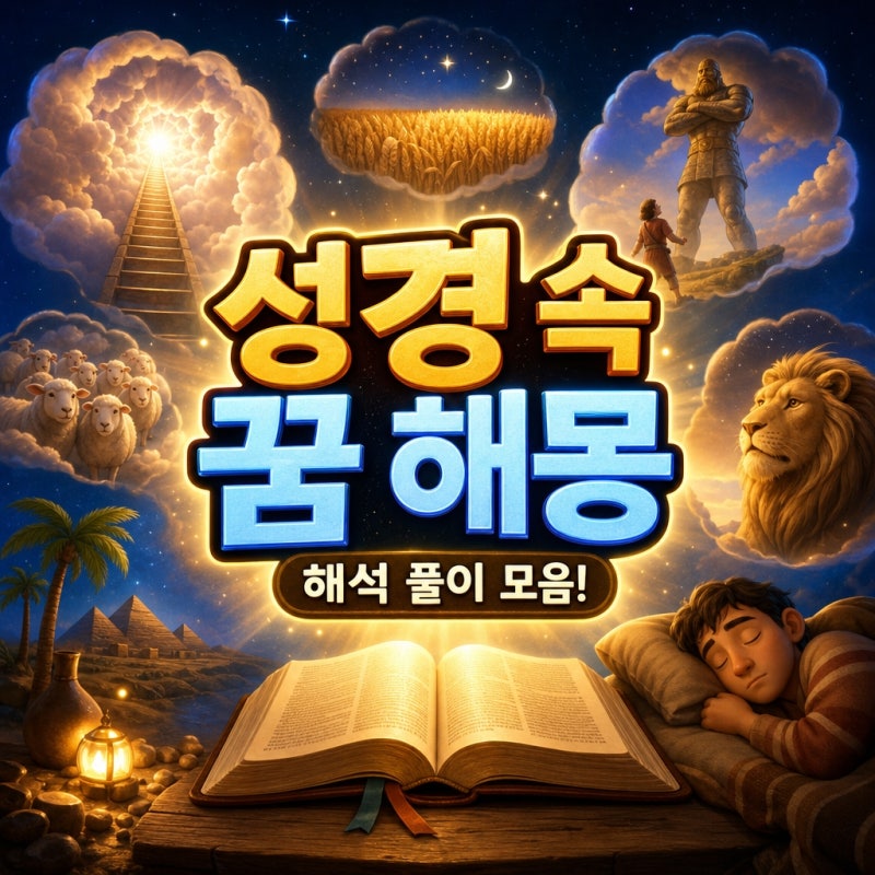 성경 속 꿈 해몽 해석 풀이 모음