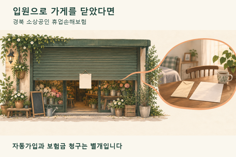 경북 휴업손해보험, 자동가입이어도 입원 휴업 고정비 청구는 별도