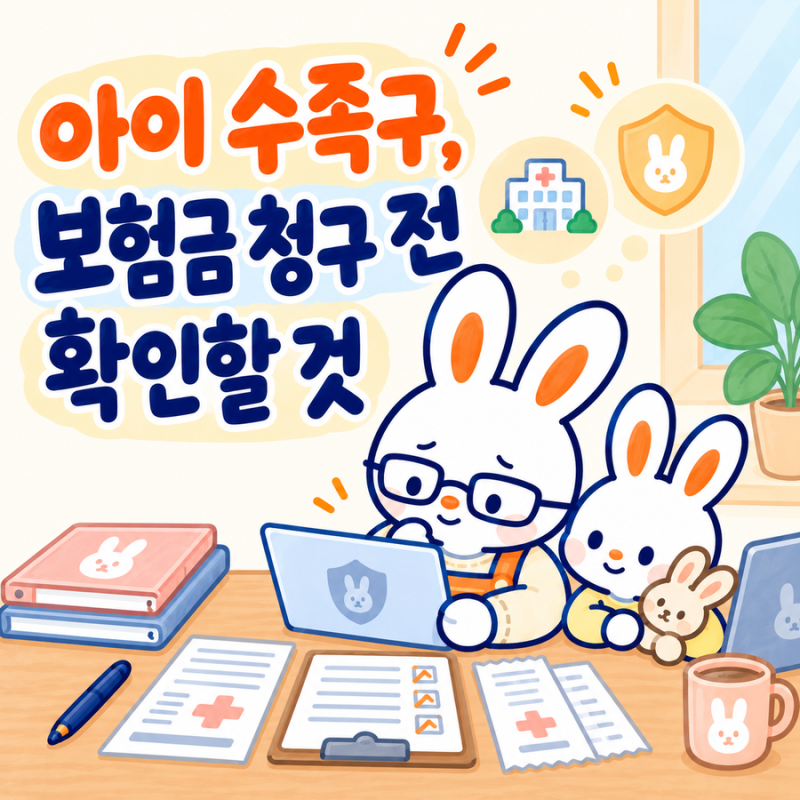 아이 수족구 진단을 받았다면 보험금 청구 전 무엇을 확인해야 할까요?