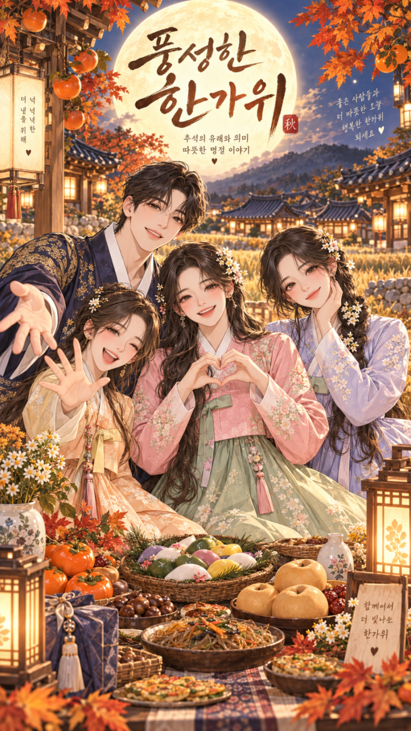 2026 추석의 유래와 의미 총정리｜한가위는 왜 생겼을까? 송편·보름달·전통 풍습 이야기