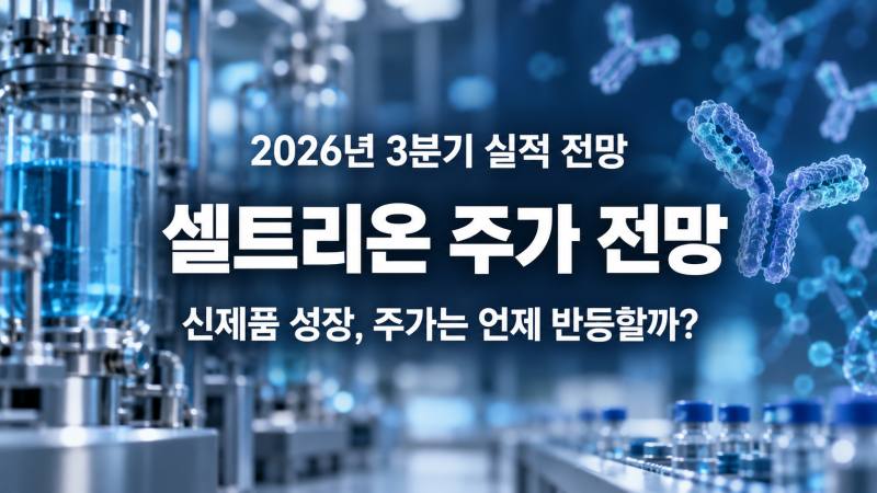 셀트리온 주가 전망｜2분기 최대 실적에도 주가는 왜 약할까? 3분기 실적과 일봉 분석