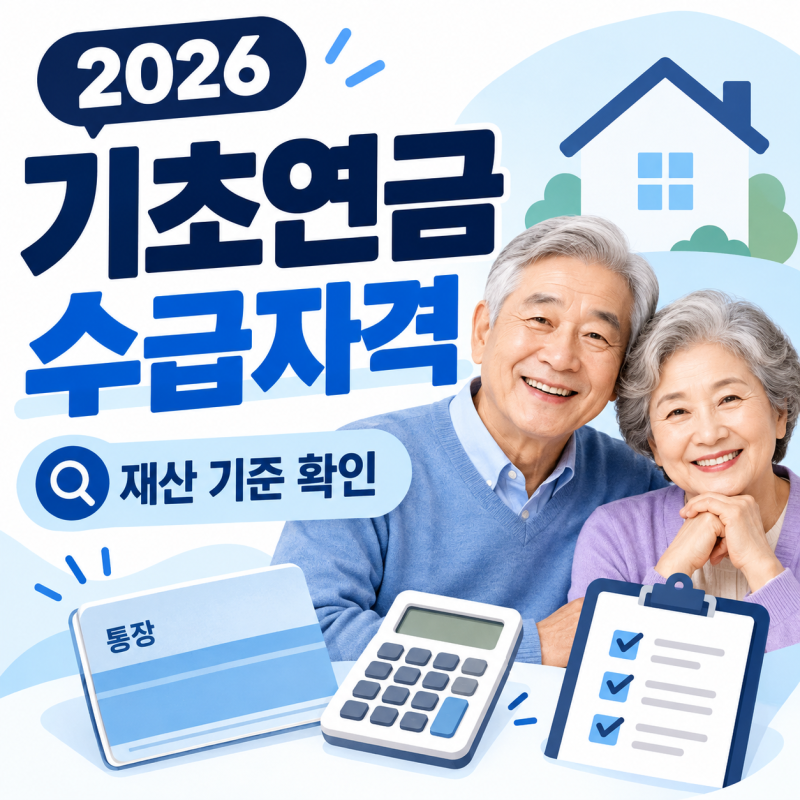 기초연금수급자격 재산 얼마까지? 247만원보다 중요한 소득인정액 계산