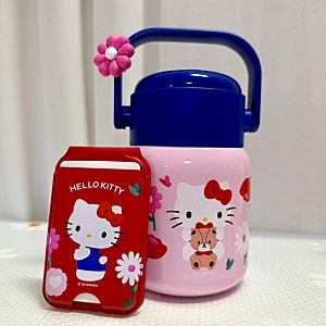 세븐일레븐 굿즈 헬로키티 와이드 텀블러 맥세이프 마그네틱 카드지갑 재고찾기 후기