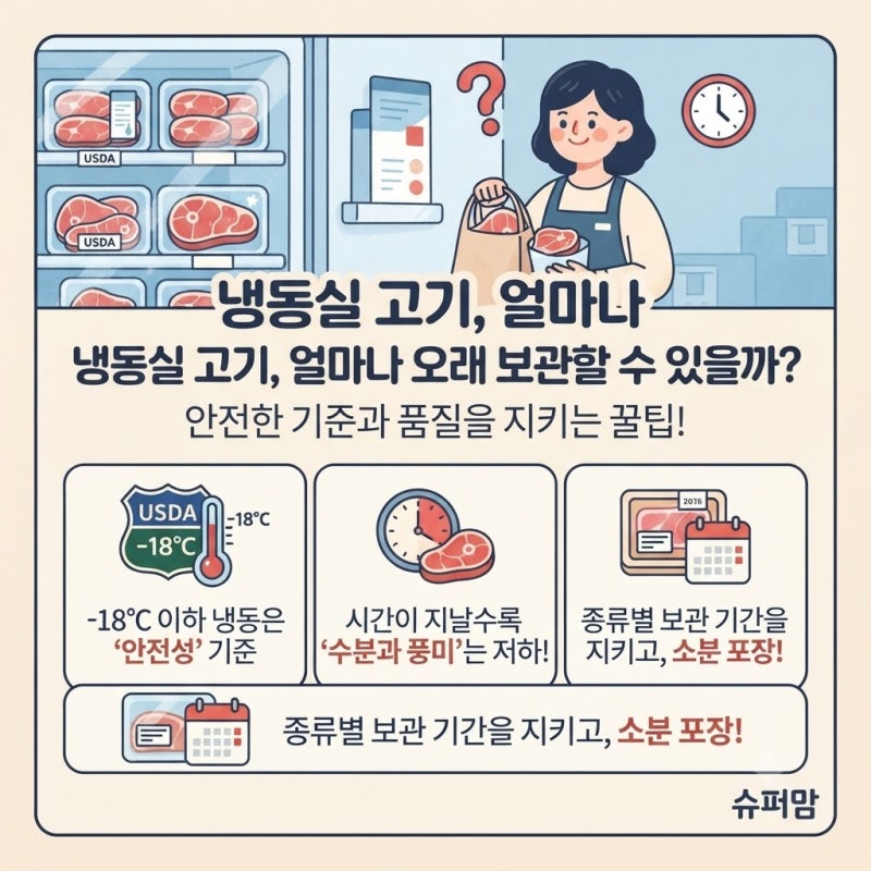 냉동실 고기 오래돼도 먹어도 될까? 보관기간 및 냉동화상 구별법 완벽 정리