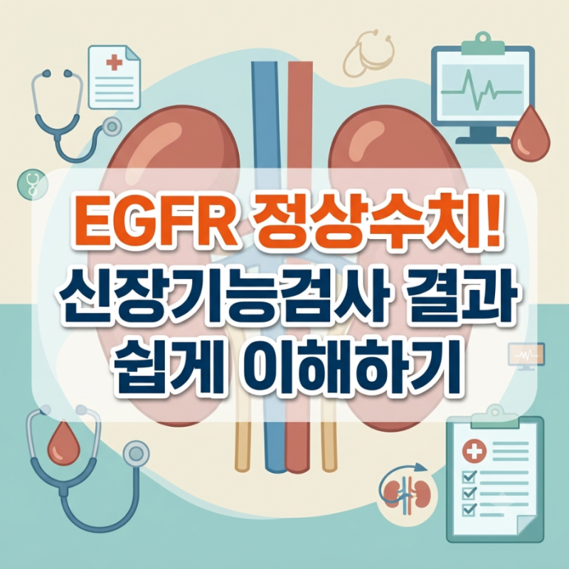 eGFR 정상수치! 신장기능검사 결과 쉽게 이해하기