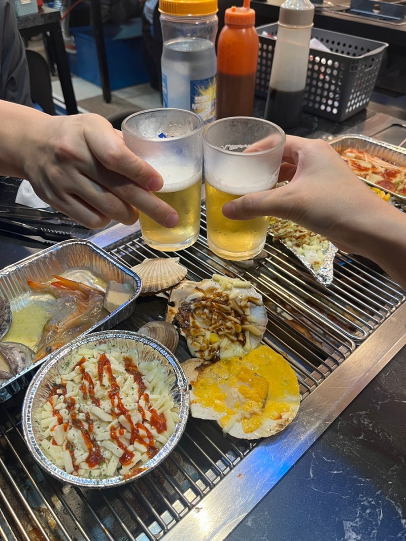 속초 해수욕장 맛집 / 속초 조개구이 맛집 [조개상회 속초본점]