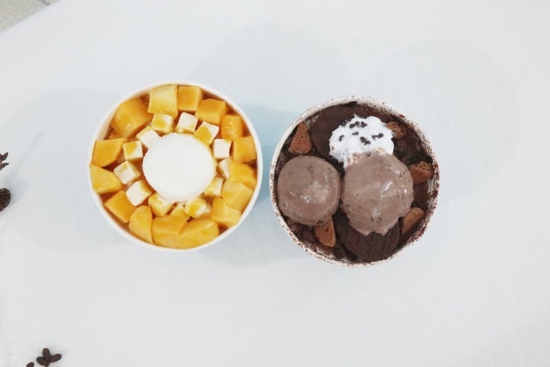 설빙 메뉴 추천 허쉬초코크런치 vs 애플망고치즈 50%할인