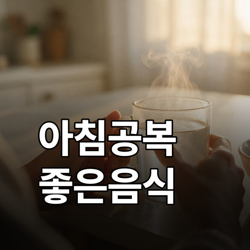 아침 공복 음식 총정리본, 위에 좋은 음식 vs 피해야 할 음식 7가지