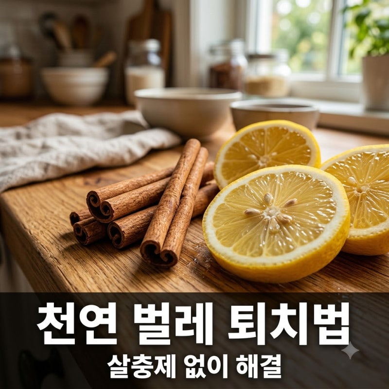 살충제 없이 벌레 잡는 법, 집에 있는 것만으로 해결하는 꿀팁