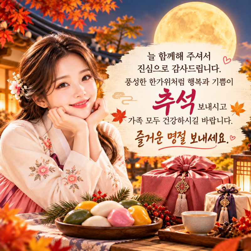 2026년 추석 인사말 모음｜따뜻한 한가위 인사 문구·추석 이미지
