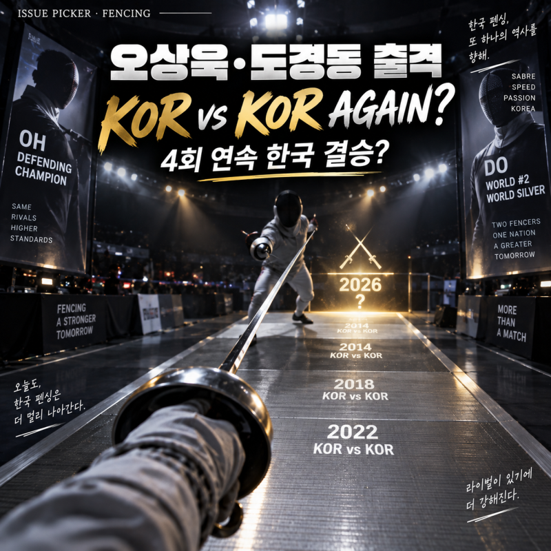 오상욱·도경동 아시안게임 사브르 출격｜한국 선수끼리 결승 또 만날까?