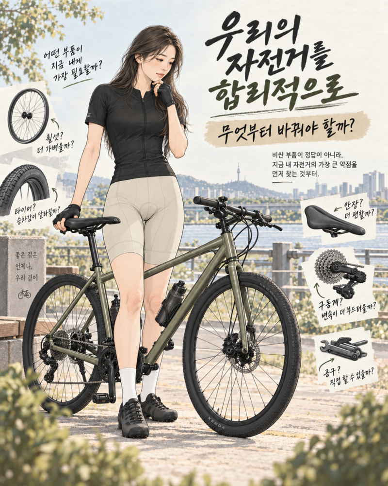 우리의 자전거를 합리적으로 - 무엇을 바꾸고, 무엇을 남겨야 할까? | 아빠의 자전거 이야기
