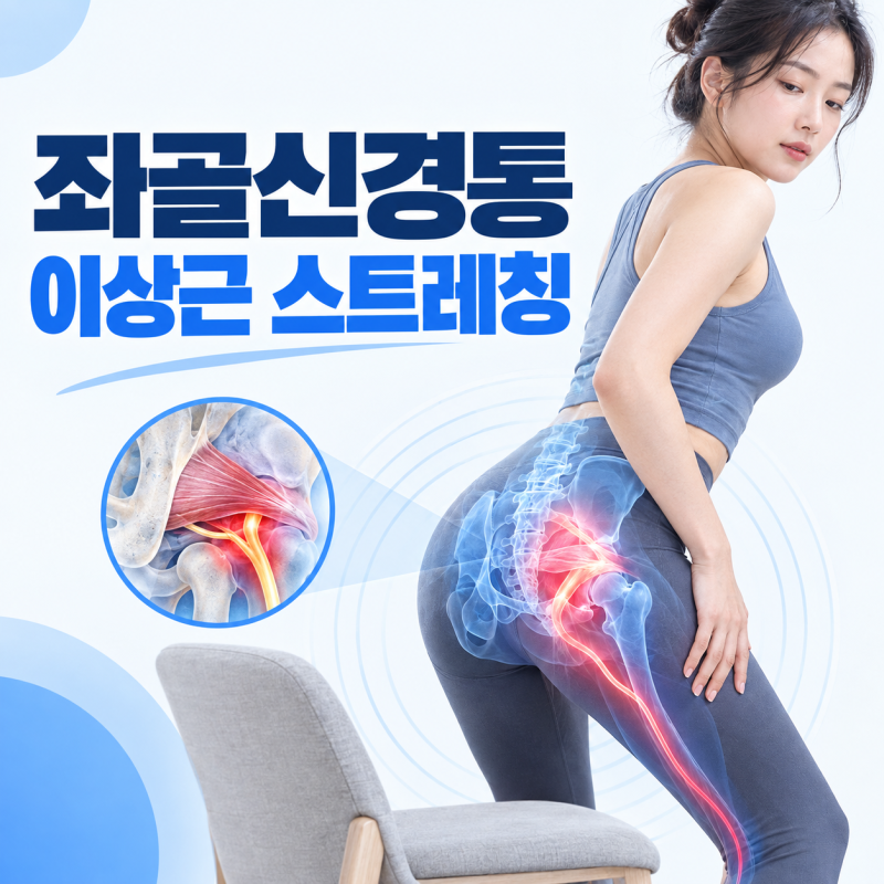 좌골신경통 이상근 스트레칭