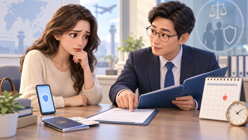 F-6 비자 체류기간 만료, 가정폭력 수사 중 연장 신청은?