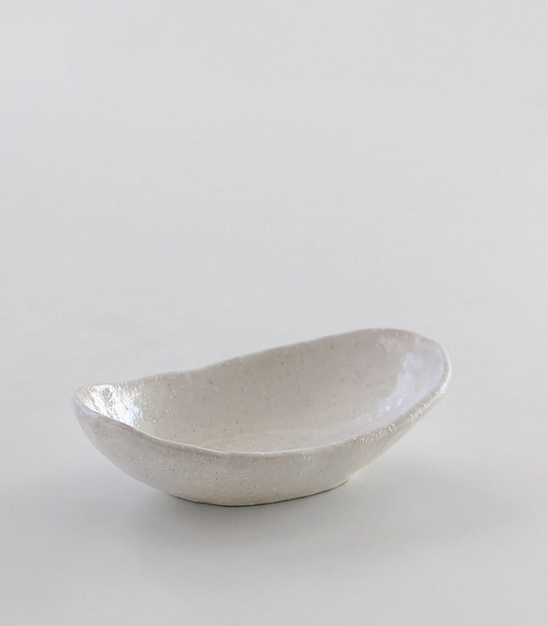 화이트 바게트 타원 보울｜카레·파스타·샐러드 담기 좋은 화이트 그릇