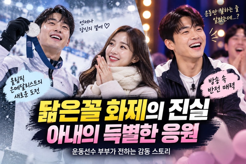 김상겸 아내 박한솔 닮은꼴 부자, 방송 속 화제의 이유