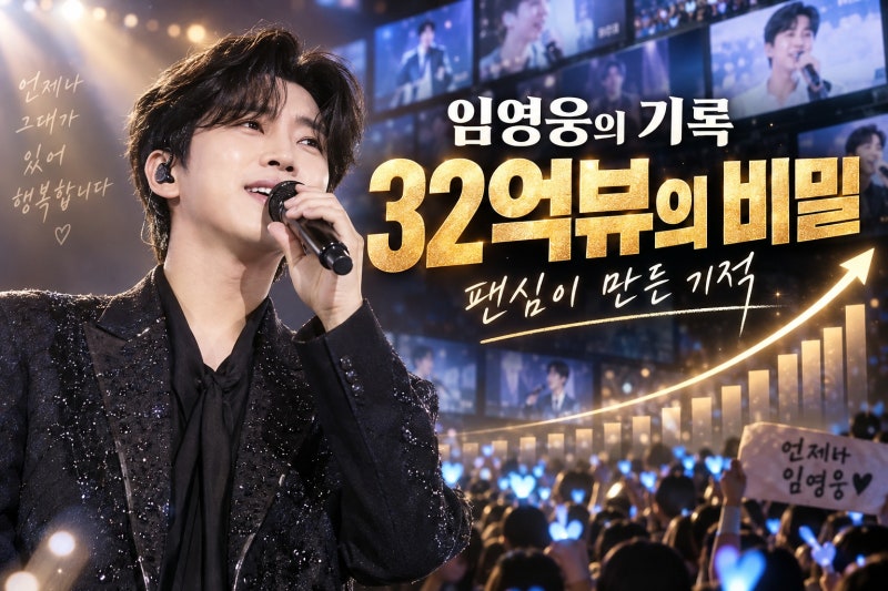 임영웅 공식 유튜브 32억뷰 돌파, 꾸준한 기록을 만든 이유