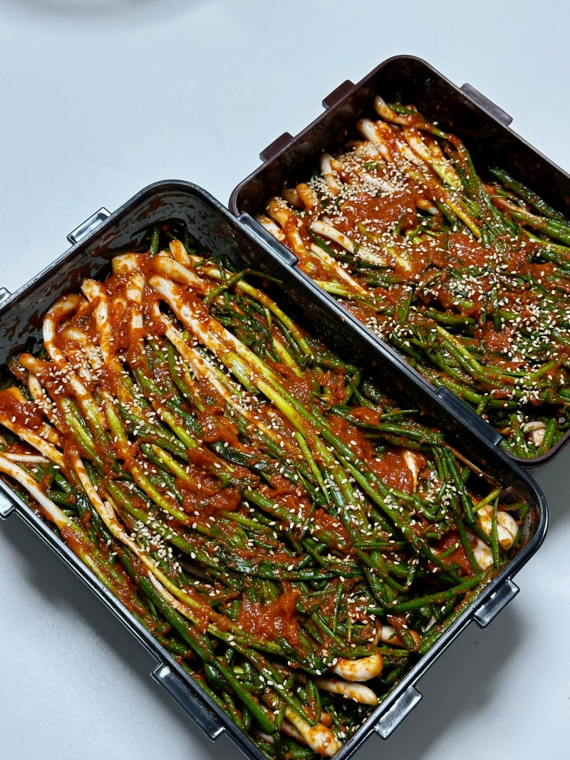맛있는 파김치 레시피 쪽파 파김치 만들기 감칠맛 가득한 후기